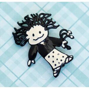 Vintage Boho Person Brooch - L25